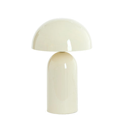 Tolima Gloss Cream Metal Table Lamp 48cm