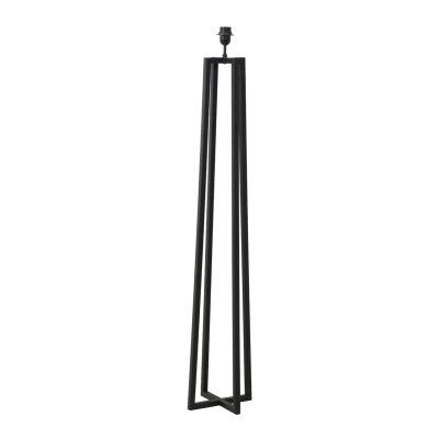 Miley Matt Black Metal Floor Lamp Base
