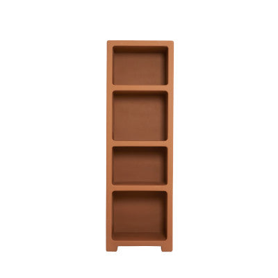 Naluno Terracotta Wood Storage Cabinet