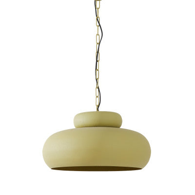 Neiva Matt Olive Green Metal Pendant Light 46cm