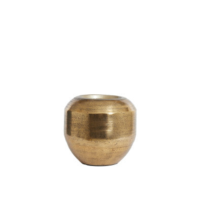 Louie Antique Gold Metal Decorative Planter 37cm