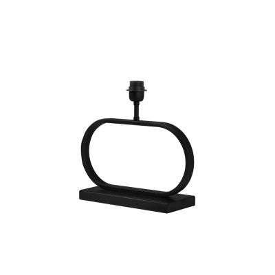 Jamiro Matt Black Metal Small Table Lamp Base 29cm
