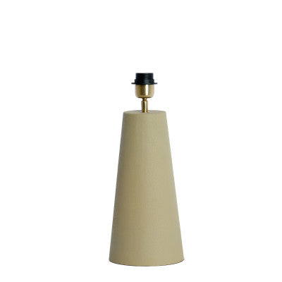 Yelos Matt Green/Grey Metal Table Lamp Base 35cm