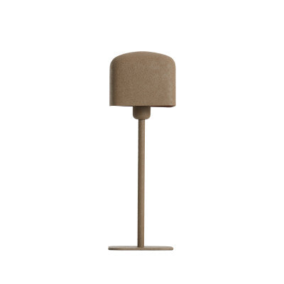 Elenie Matt Dark Brown Metal Table Lamp 46cm