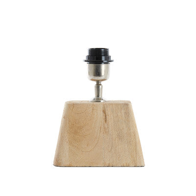 Kardan Matt Natural Wood Large Table Lamp Base 19cm
