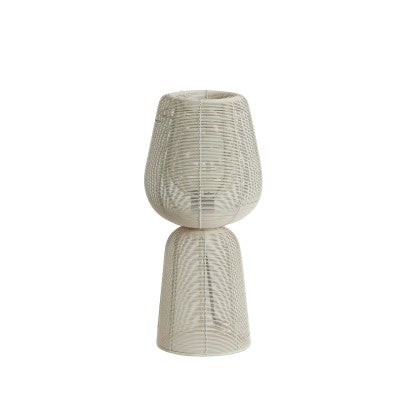 Aboso Cream Metal Table Lamp 42cm