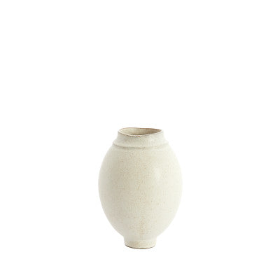 Lorea Matt Cream Ceramic Vase 23.5cm