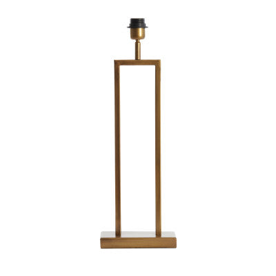 Shiva Antique Bronze Metal Table Lamp Base 55cm