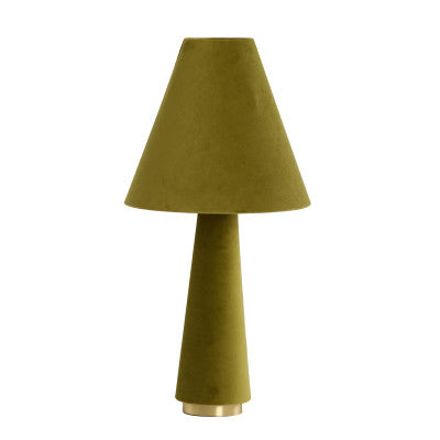 Devia Green Velvet Table Lamp