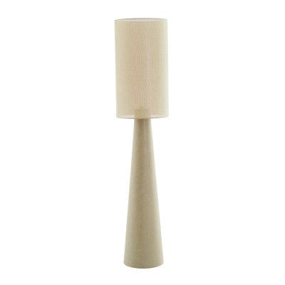 Micky Olive Green Linen Floor Lamp