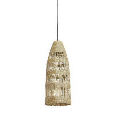 Latika Natural Seagrass Pendant Light 42cm
