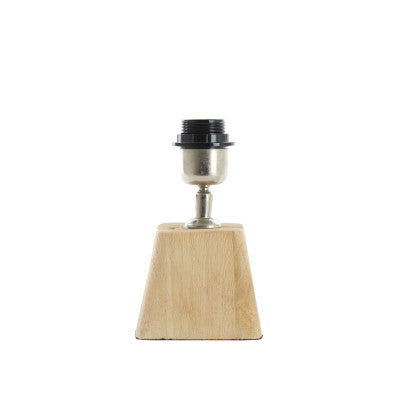 Kardan Matt Natural Wood Table Lamp Base 15cm