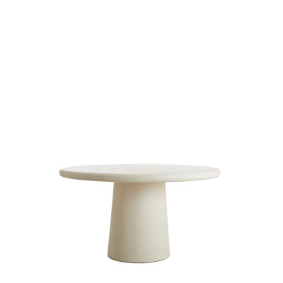Kulona Cream Wood Round Dining Table 140cm