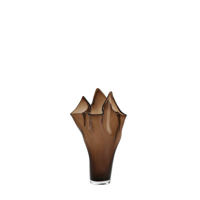 Aiora Dark Brown Glass Vase 40cm