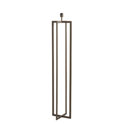 Mace Brown Metal Floor Lamp Base