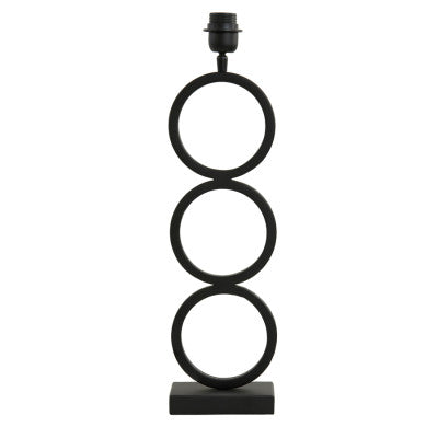 Stelios Matt Black Metal Table Lamp Base 51cm