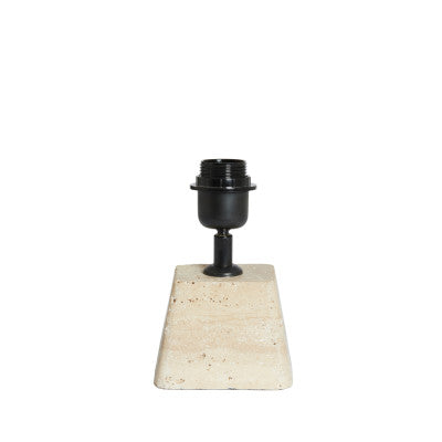 Kardan Sand Travertine Table Lamp Base 19cm