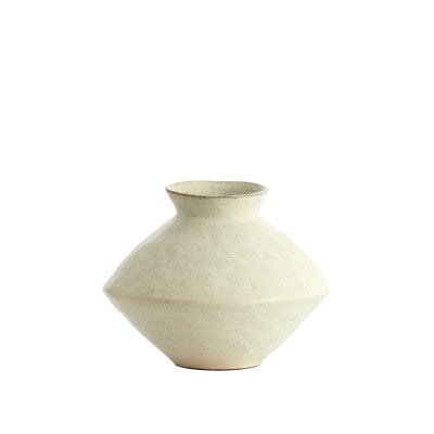 Beato Matt Cream/Sand Ceramic Vase 23cm