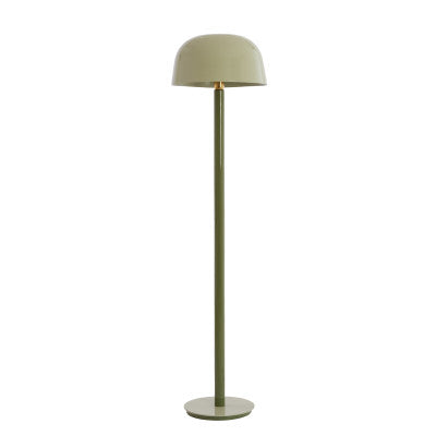 Marivet Two Tone Olive Green Metal Floor Lamp