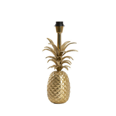 Pineapple Gold Metal Table Lamp Base 37cm