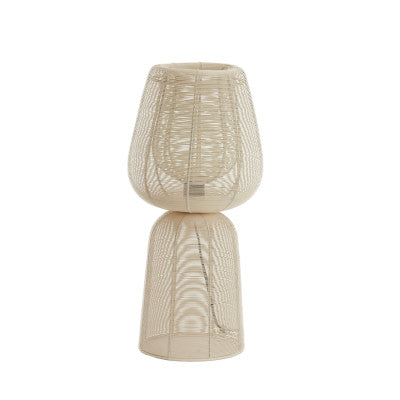 Aboso Cream Metal Table Lamp 54cm