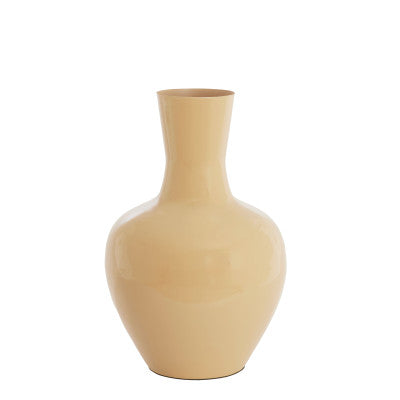 Nana Gloss Sand Metal Vase 69cm