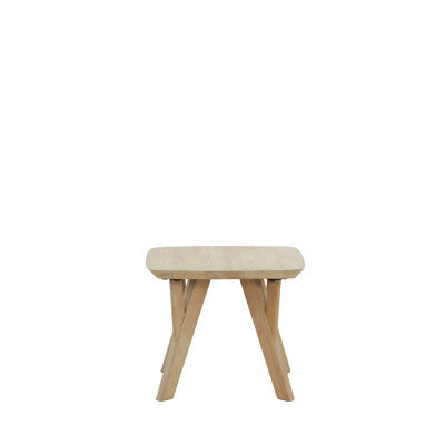 Quenza Natural Mango Wood Square Side Table 36cm
