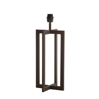 Mace Brown Metal Table Lamp Base