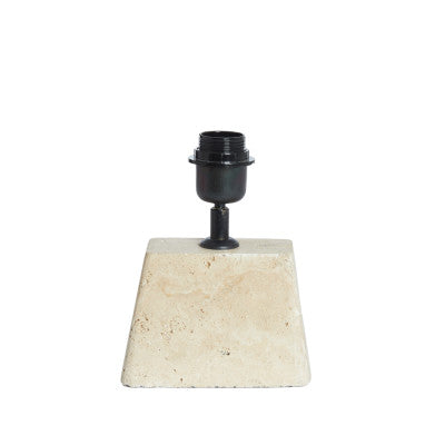 Kardan Sand Travertine Table Lamp Base 21cm