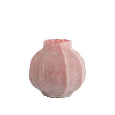 Tejeda Dark Pink Glass Vase 32cm