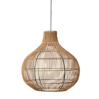 Pacino Dark Brown Rattan Pendant Light 50cm