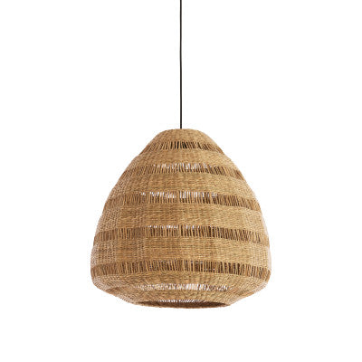 Soluna Natural Seagrass Pendant Light 56cm