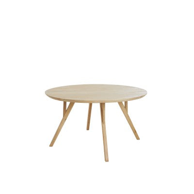 Quenza Natural Mango Wood Round Dining Table 120cm