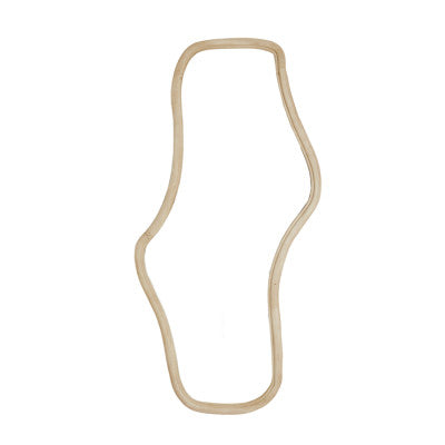 Celano Matt Natural Wood Full Length Leaner Mirror 161cm