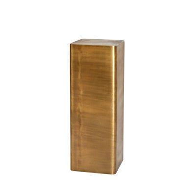 Alurio Antique Bronze Metal Plinth 100cm