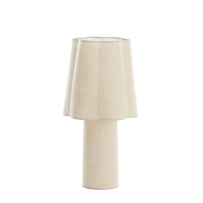 Musaby Natural Linen Table Lamp