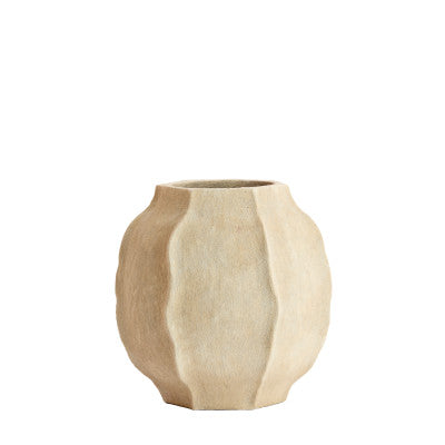 Saphira Matt Sand Vase 40.5cm