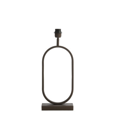 Jamiri Brown Metal Table Lamp Base 45cm