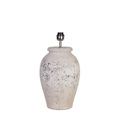 Vulsini Antique Grey Ceramic Table Lamp Base