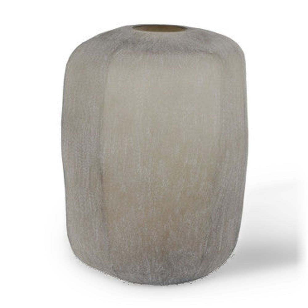Pacengo Light Brown Glass Vase 42cm