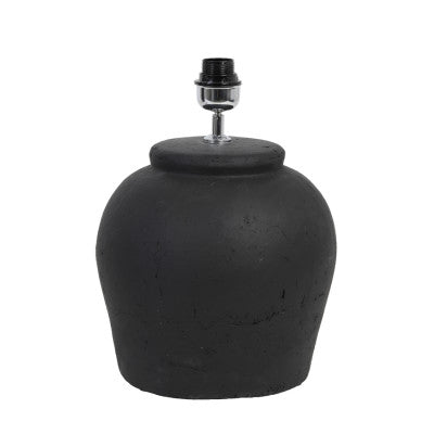 Etna Matt Black Ceramic Table Lamp Base