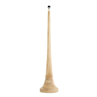 Jovany Natural Wood Floor Lamp Base