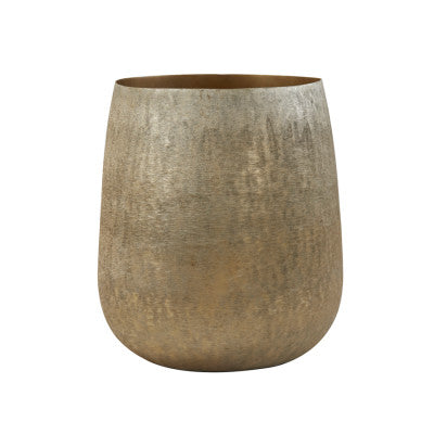 Genoli Gold Metal Decorative Planter