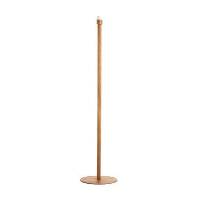 Cerini Natural Wood Effect Floor Lamp Base