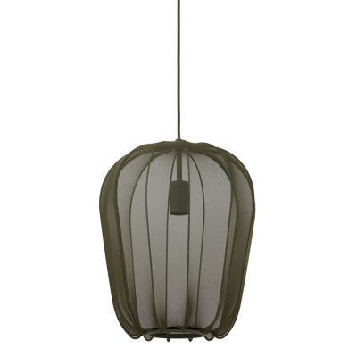 Plumeria Dark Green Pendant Light 34cm