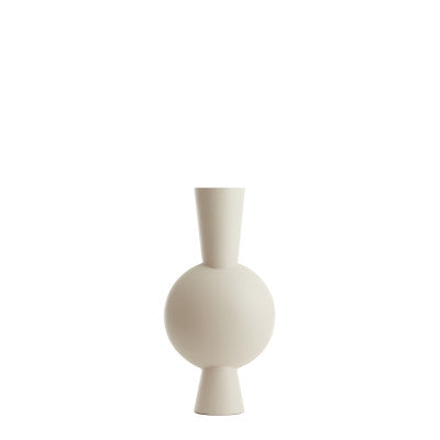 Kavandu Cream Metal Vase 60cm