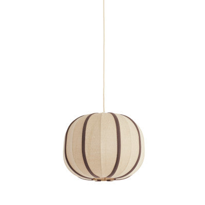 Esmiria Natural & Dark Brown Pendant Light 40cm