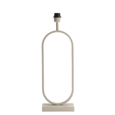 Jamiri Cream Metal Table Lamp Base 55cm