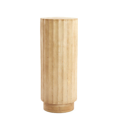 Ellena Matt Natural Wood Plinth 100cm