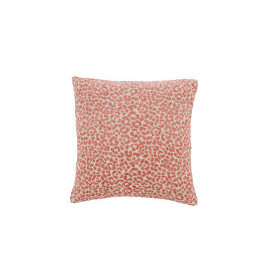 Safford Sand & Coral Animal Print Feather Filled Square Cushion 45x45cm